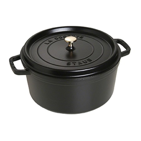Staub cocotte tonda 30 cm nero
