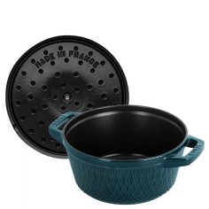 Staub cocotte Twist 24 cm La Mer - Outlet 2