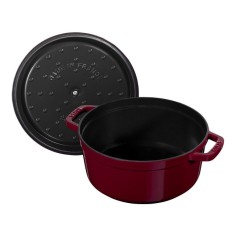 Staub cocotte tonda 28 cm Granato - Outlet 2