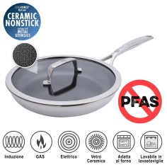 Padella 26 cm con coperchio Ceraforce HyCoat - Peak Zwilling
