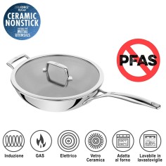 Wok con coperchio 30 cm Ceraforce HyCoat - Peak Zwilling