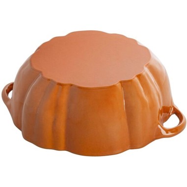 Cocotte Zucca Staub 24 cm Ghisa Smaltata | Design Iconico
