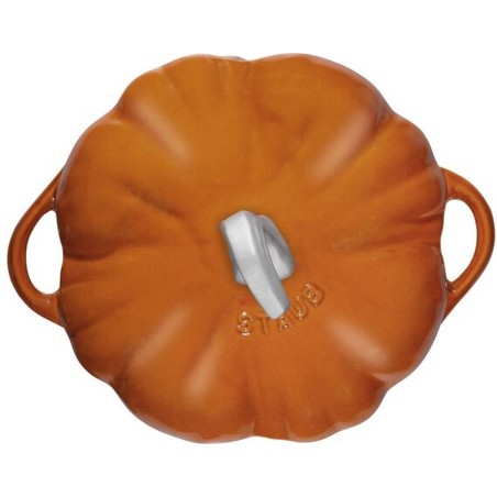 Cocotte Zucca Staub 24 cm Ghisa Smaltata | Design Iconico
