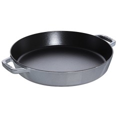 Staub Paellera Grill 34 cm Grigio in Ghisa Smaltata | Padella Paella Induzione