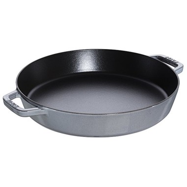 Staub Paellera Grill 34 cm Grigio in Ghisa Smaltata | Padella Paella Induzione