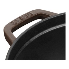 Staub cocotte tonda 24 cm Cioccolato - Outlet 2