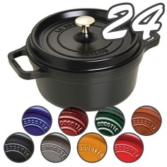 Cocotte in Ghisa 24 cm | Pentola per 3-4 Persone