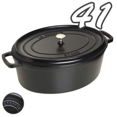 Staub cocotte ovale 41 cm