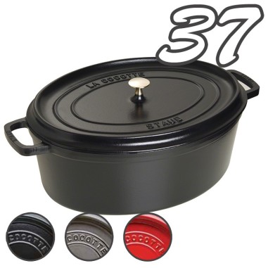 Staub cocotte ovale 37 cm
