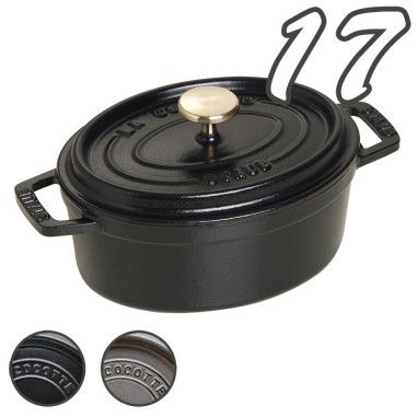 Staub cocotte ovale 17 cm