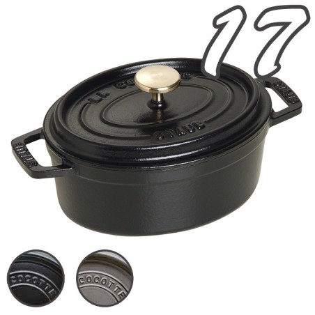 Staub cocotte ovale 17 cm