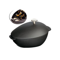 Cozziera Staub 25 cm Ghisa Smaltata | Cocotte Cozze e Frutti di Mare