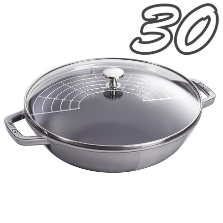 Staub Wok grigio 30 cm
