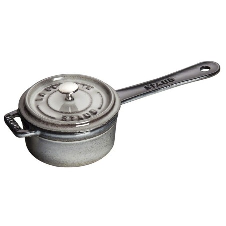 Salsiera Staub 10 cm in Ghisa Smaltata | Compatta e Precisa