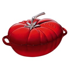 Cocotte Pomodoro Staub 25 cm Ghisa Smaltata | Design Ciliegia Iconico