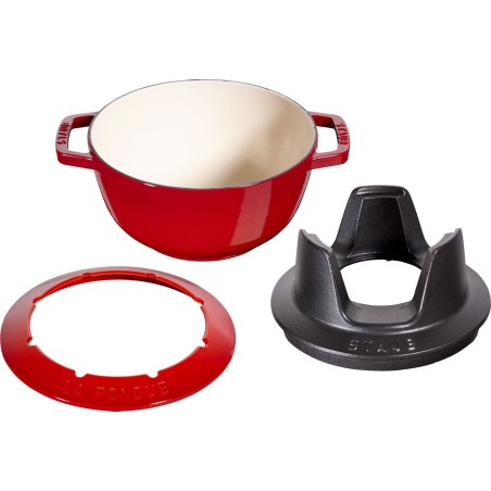 Fonduta rosso 20 cm - Staub