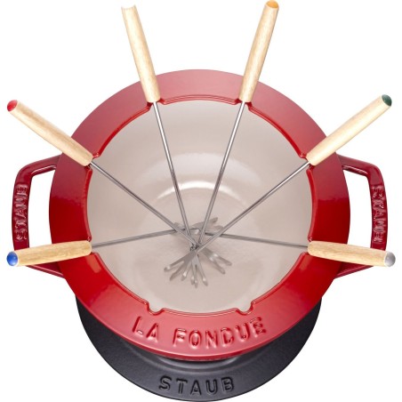 Fonduta rosso 20 cm - Staub