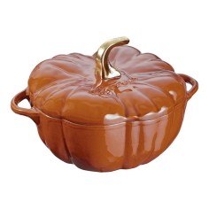 Cocotte Zucca Staub 24 cm Ghisa Smaltata | Design Iconico
