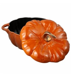 Cocotte Zucca Staub 24 cm Ghisa Smaltata | Design Iconico 2