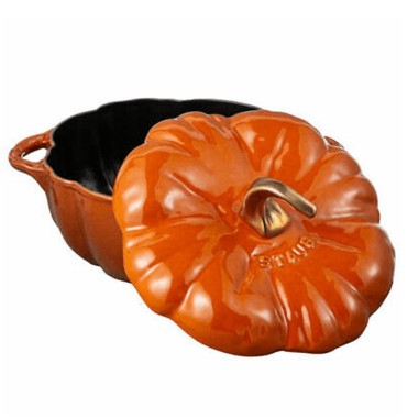 Cocotte Zucca Staub 24 cm Ghisa Smaltata | Design Iconico
