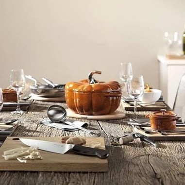 Cocotte Zucca Staub 24 cm Ghisa Smaltata | Design Iconico